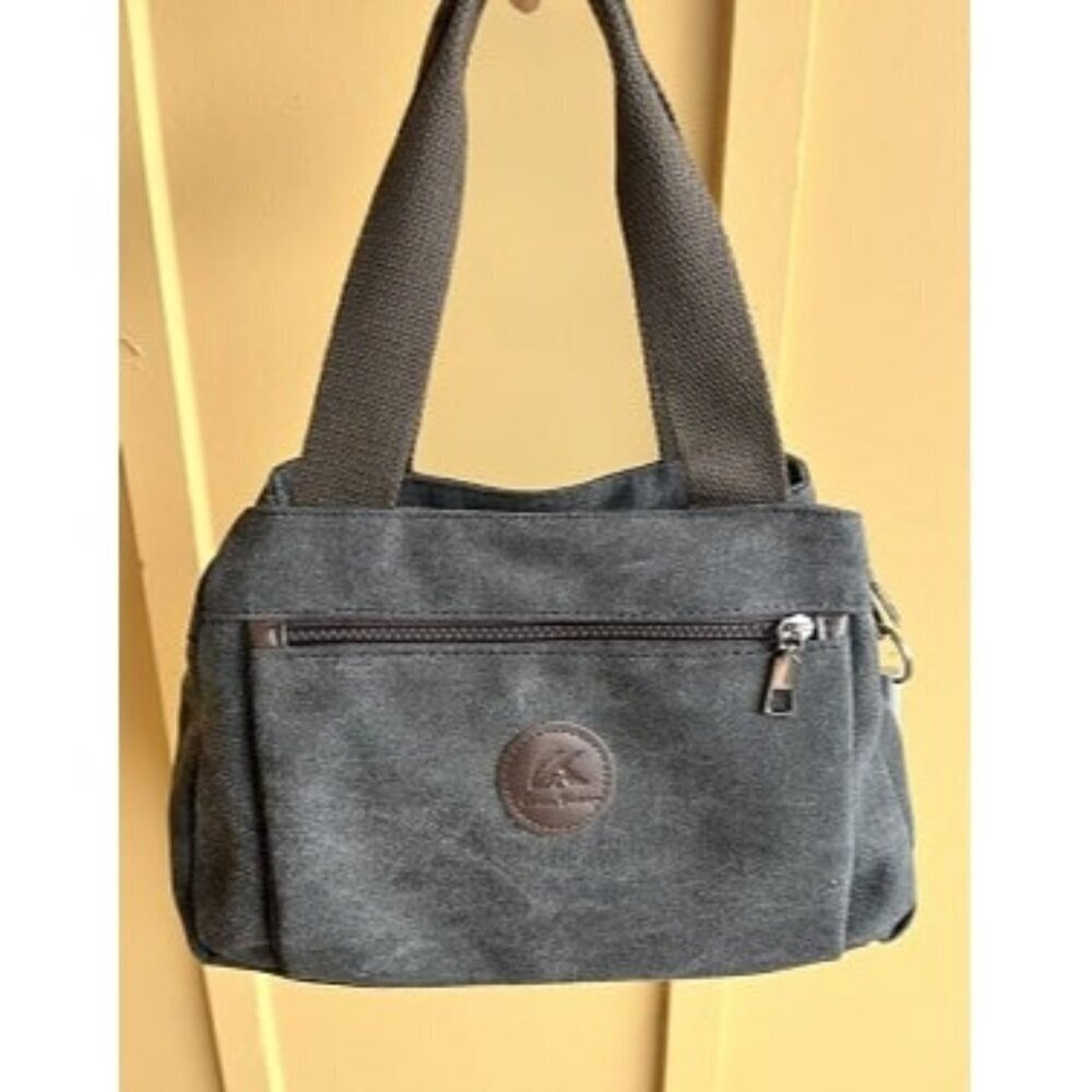 New Hobo Handbags Canvas Crossbody Bag for Women, Multi Compartment Tote Purse